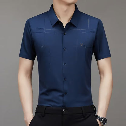 Men’s Ice Silk Business Shirt