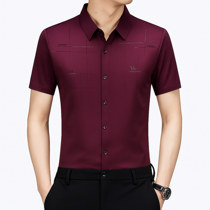 Men’s Ice Silk Business Shirt