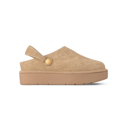 Aspen Platform Clog & Monogram Belt Bag