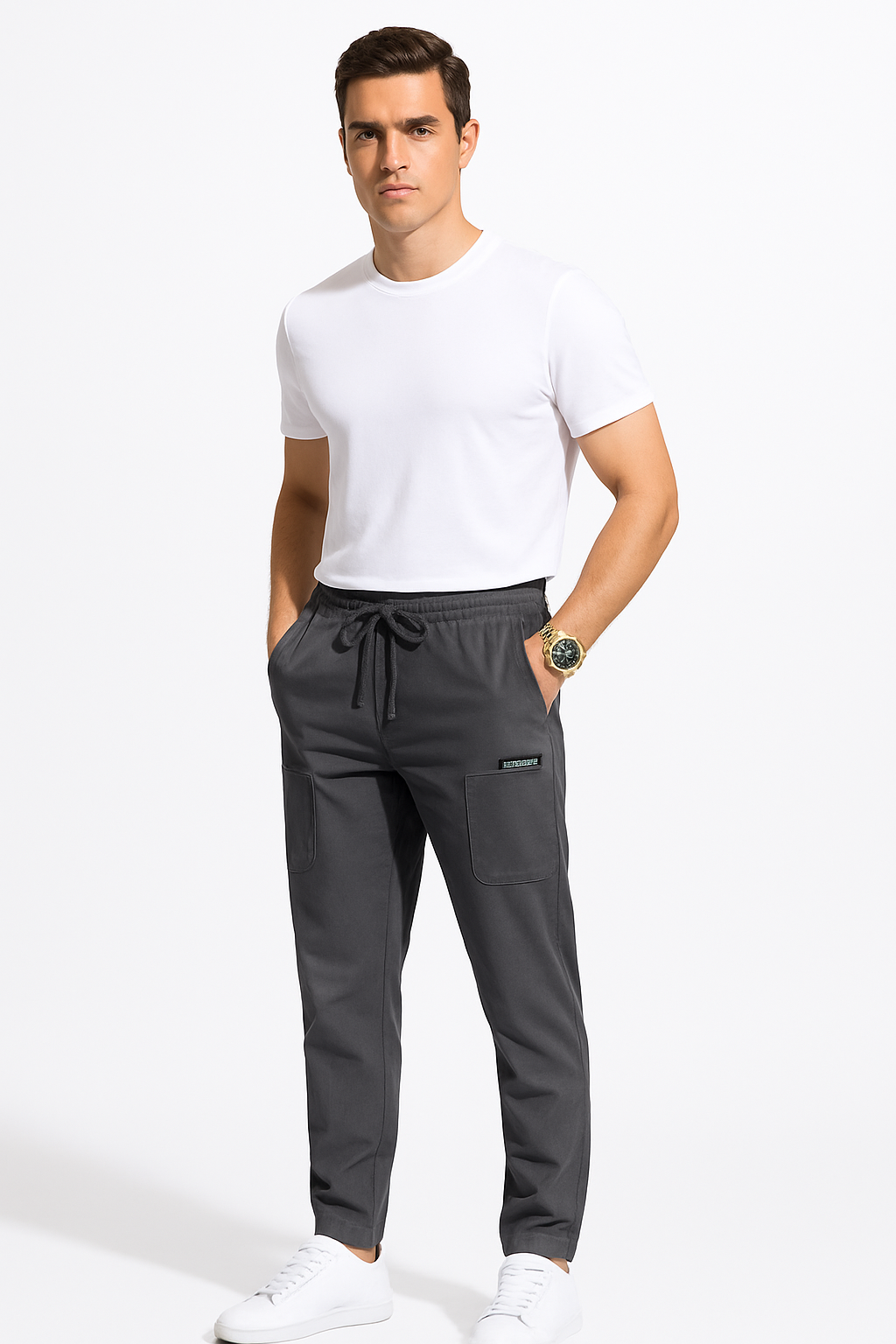 Slim Fit Chino High Pants