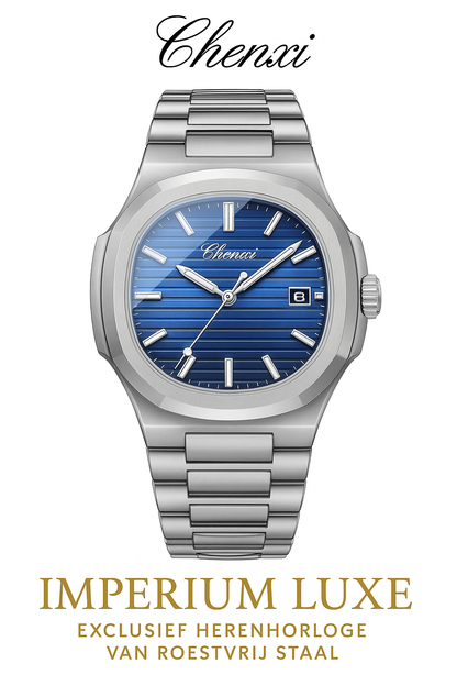 Luxe Quartz Horloge voor Heren