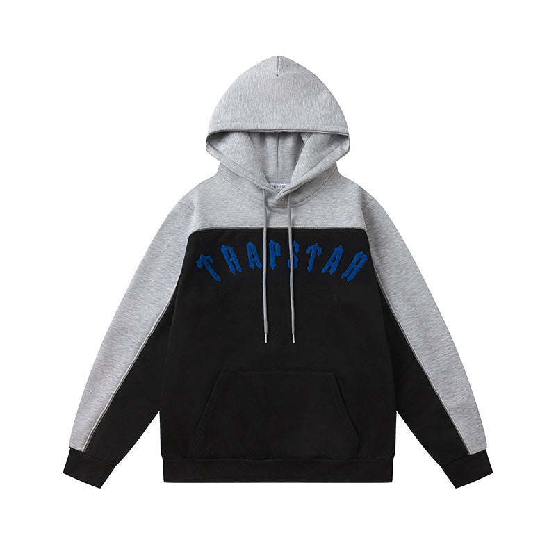 Men's Black And Blue Hoodie